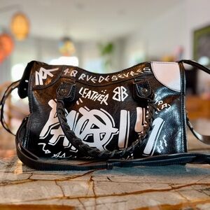 Black and White Designer Women's Bag